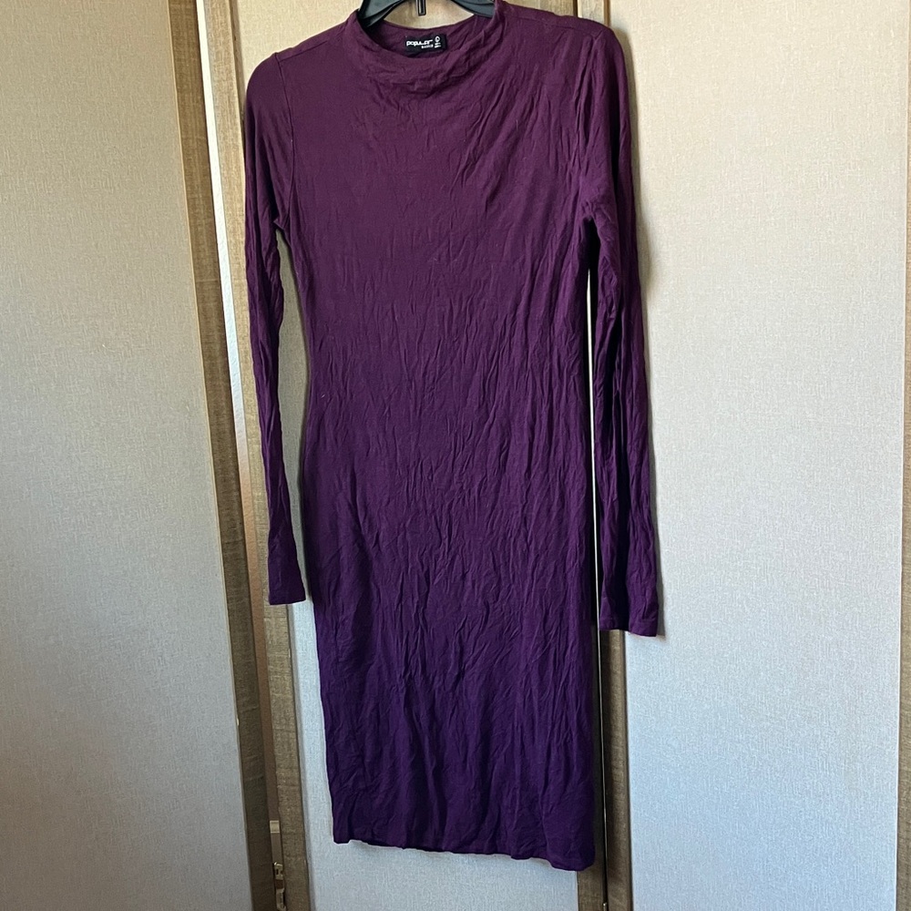 FINAL MARKDOWN Popular Basics Rich Purple dress large